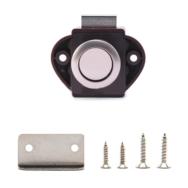 Nút Nhấn Bằng Kim Loại Thay Thế Chuyên Dụng Cho Khóa Cửa Tủ / Ngăn Kéo