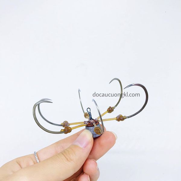 Lưỡi câu cá Xoài rộng vàng