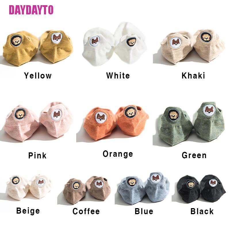 Vớ Cotton Cổ Thấp Họa Tiết Động Vật Dễ Thương Vui Nhộn Cho Nam Và Nữ