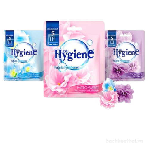Túi thơm hương hoa đậm đặc Hygiene Fabric Freshener Thái Lan