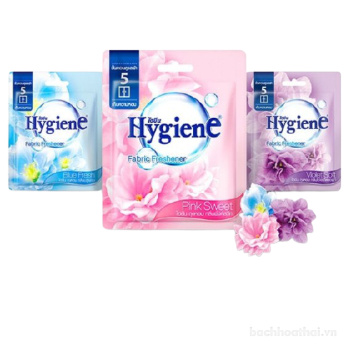 Túi thơm 8g hương hoa đậm đặc Hygiene Fabric Freshener Thái Lan