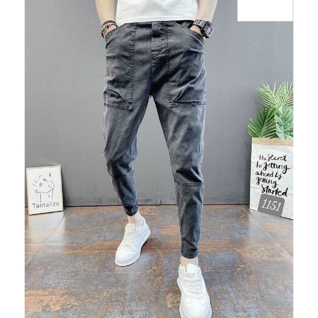 Quần jean nam Muradfashion MS55, Quần Bò Nam chất jeans co giãn hot trend 2021