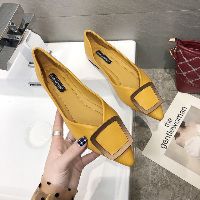 Giày da bệt mũi nhọn siêu sang