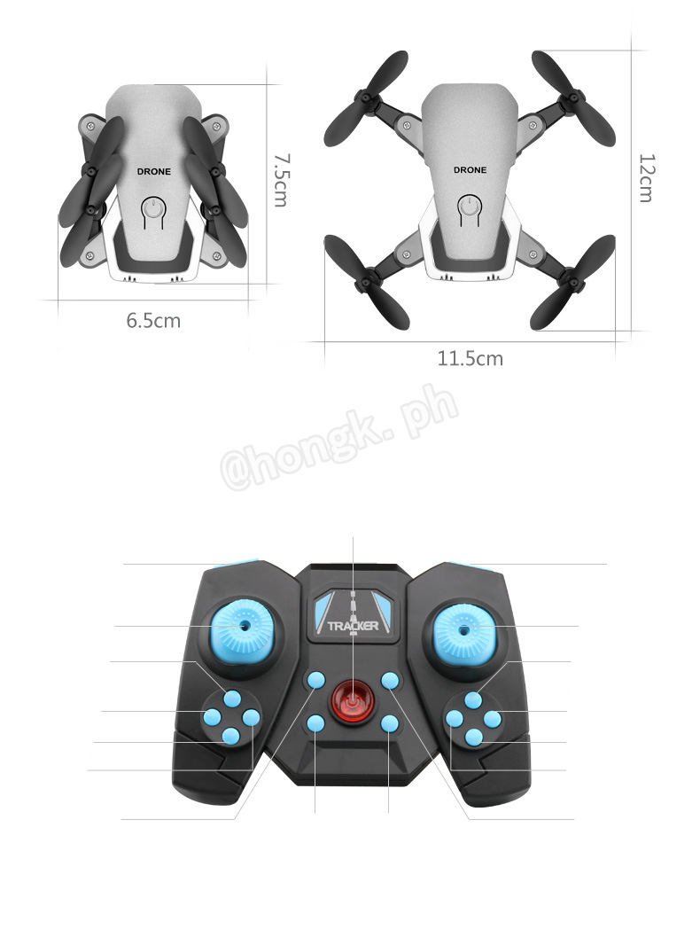 Máy Bay Điều Khiển Từ Xa Hd Four-Axis Drone Hd