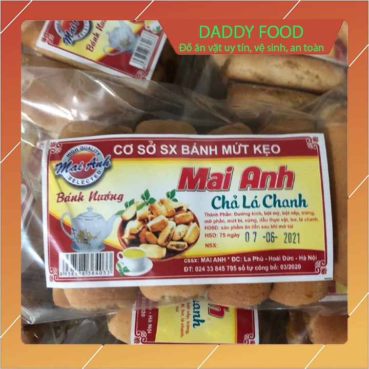 Gói 10 miếng bánh chả nem lá chanh Mai Anh