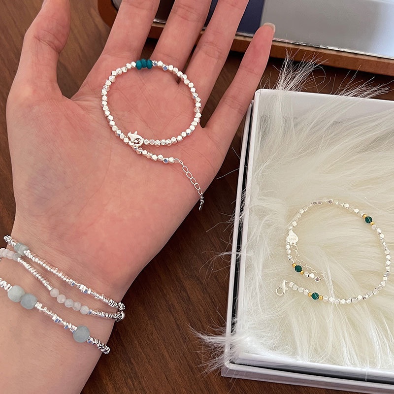 [Hàng Mới Về] Vòng Tay Chuỗi Hạt Mặt Nhỏ Tươi Mới Thời Trang Mùa Hè Cho Nữ