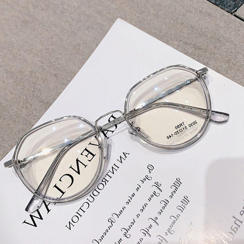 Mắt Kính Gọng Lớn Trong Suốt Phong Cách Vintage Thời Trang Cho Nữ