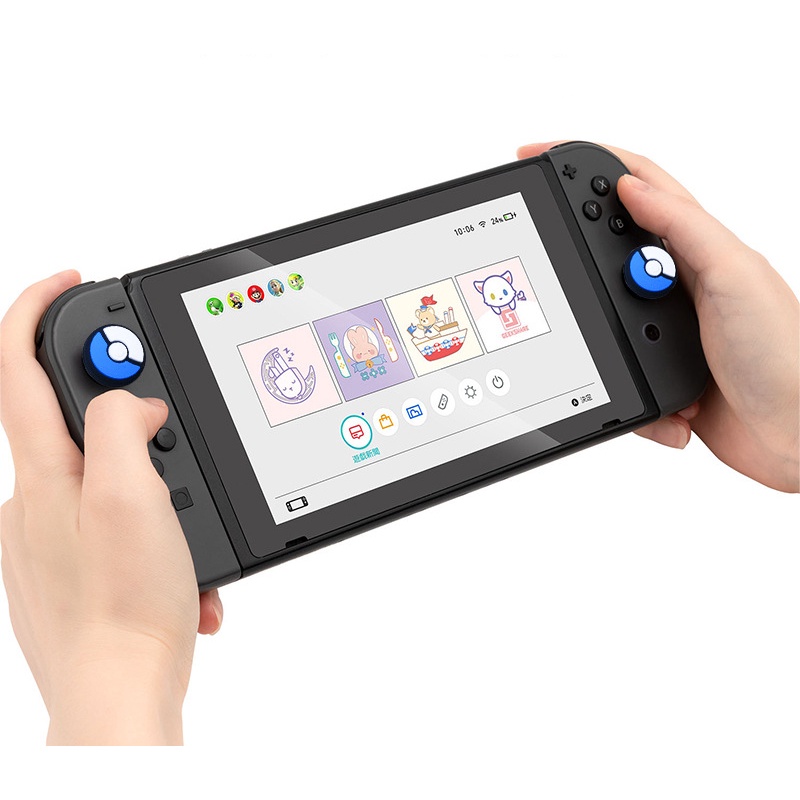 Núm Bọc Tay Cầm POKEBALL Cho Switch OLED / V2 / Lite