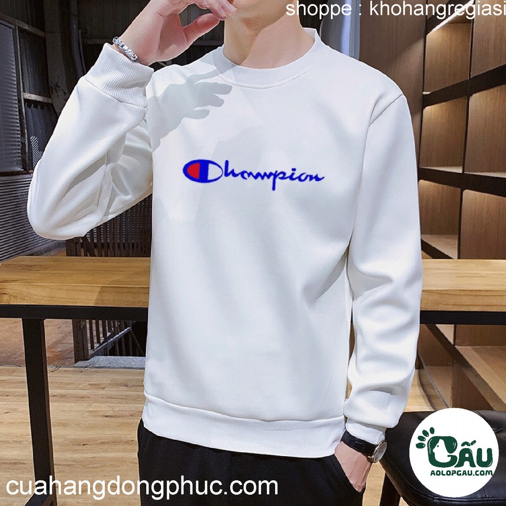 Áo Sweater - Quần Nỉ thun Champion Gấu 194 Store