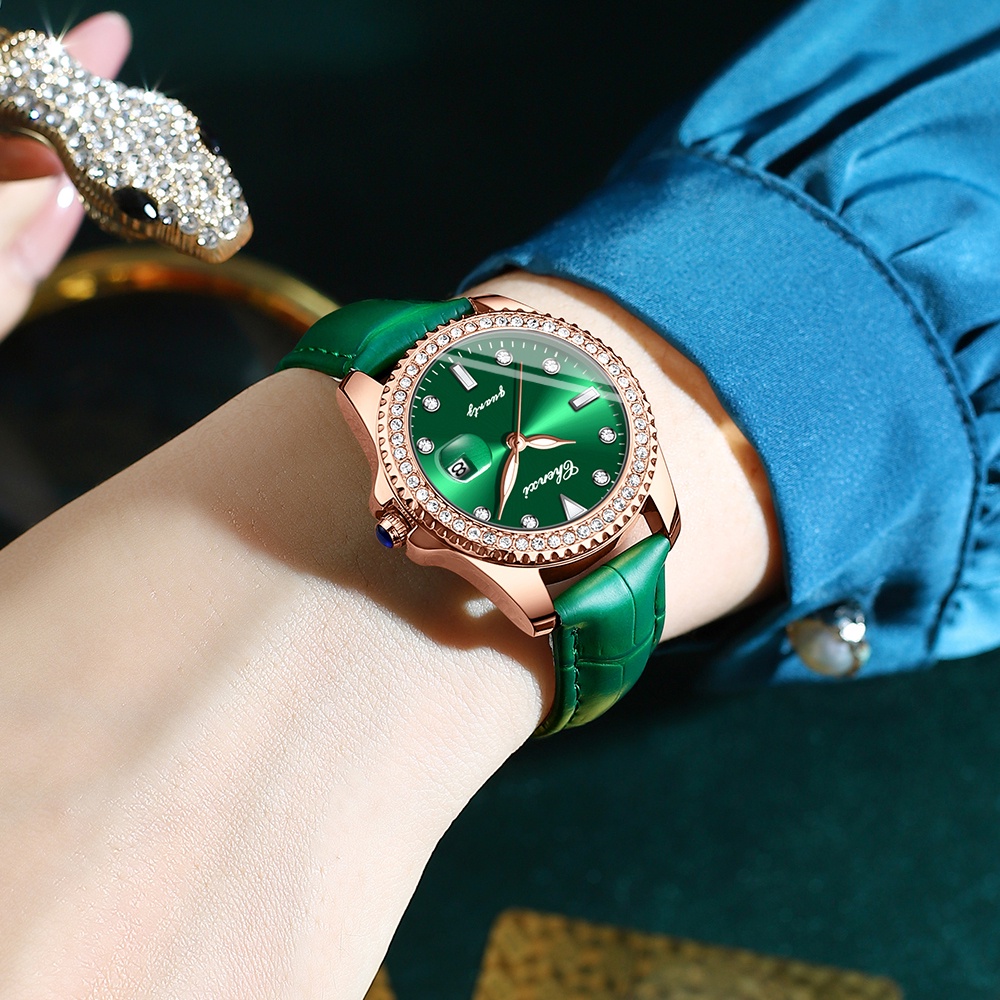 Đồng Hồ CHENXI Bằng Thép Không Gỉ Mạ Vàng Hồng Sang Trọng Chống Thấm Nước Dành Cho Nữ