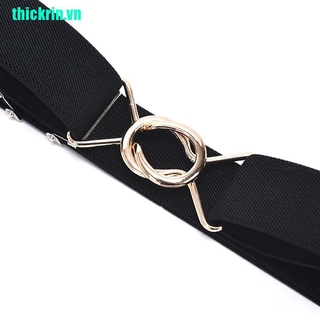 Thắt Lưng Nữ Vải Canvas Co Giãn Thời Trang