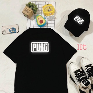 Set áo thun phản quang + mũ phản quang PUBG chất đẹp