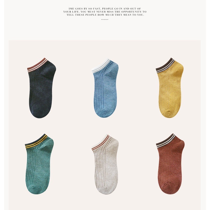 GB229-Combo 2 đôi tất vớ nữ cotton kháng khuẩn Giá 70k