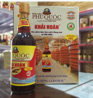 Nước mắm Khải Hoàn 40 độ đạm 520ml