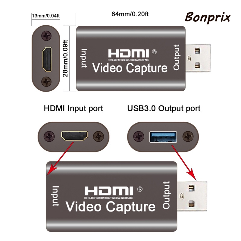 Thẻ Ghi Hình Trực Tiếp Từ HDMI Sang USB 3.0 Chuyên Dụng