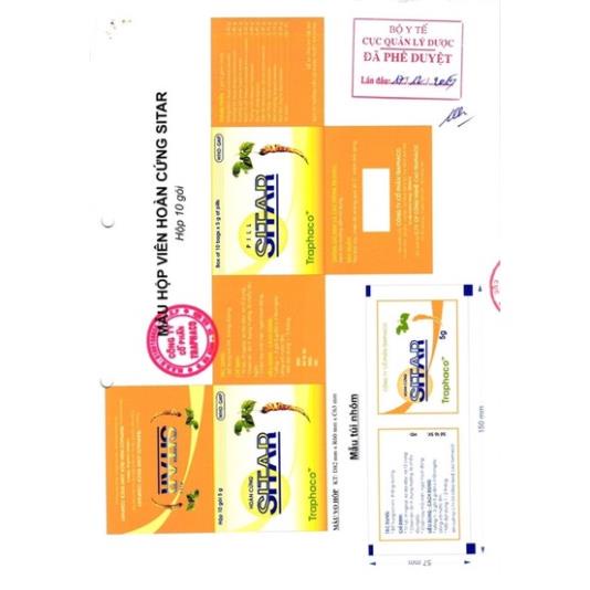 Hoàn Cứng Sitar- TRAPHACO giúp hỗ trợ điều trị trĩ nội, trĩ ngoại, giảm sưng nề búi trĩ