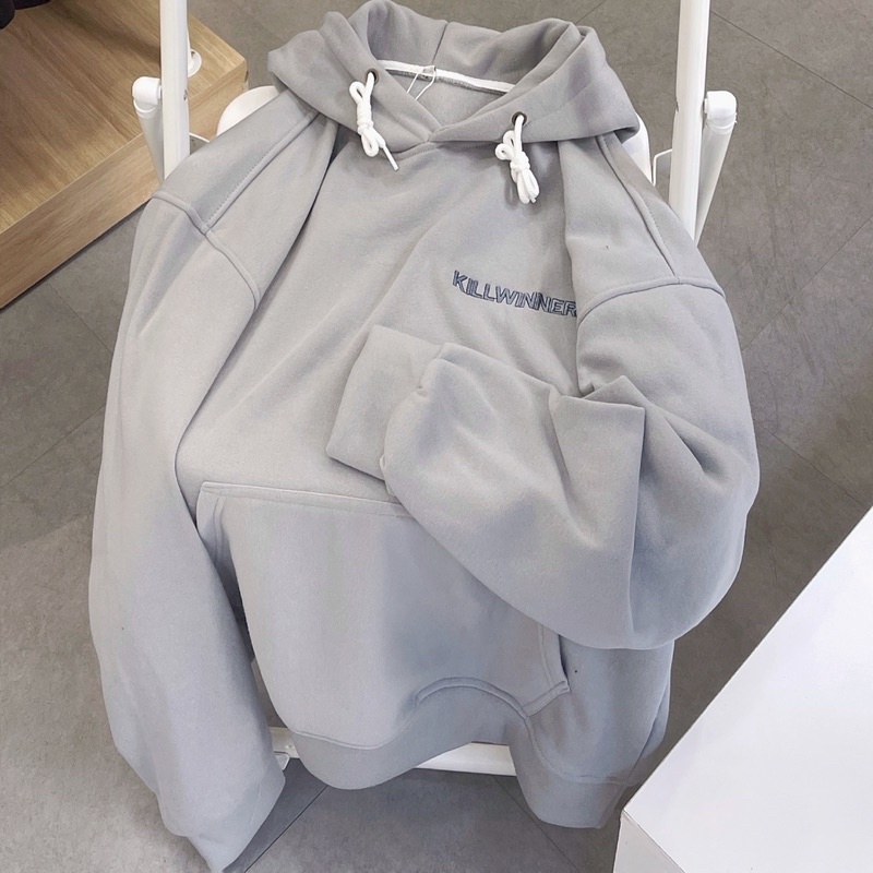 áo hoodie nỉ KILL màu xám unisex ảnh thật SSSTore ( nam nữ mặc đều được) | BigBuy360 - bigbuy360.vn