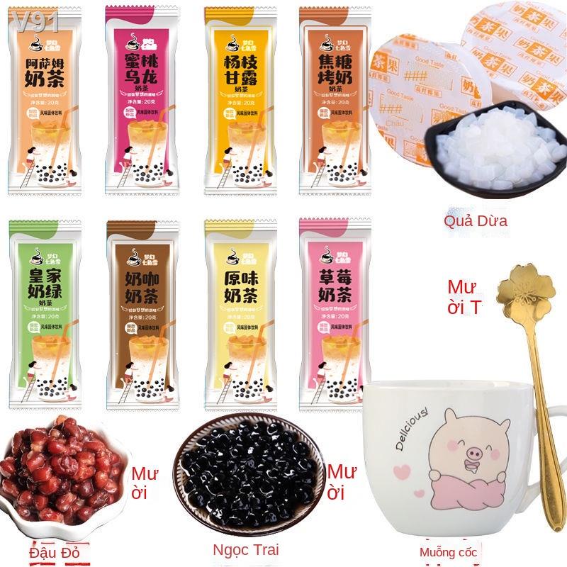 HTINGBột trà sữa trong túi để pha các gói nhỏ bán buôn thành phần trân châu lớn thương mại tự chế Assam gốc tức thì