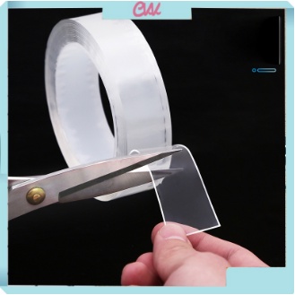 Băng dính 2 mặt Nano siêu dính trong suốt 3cm*3m dán tường dính mọi bề mặt