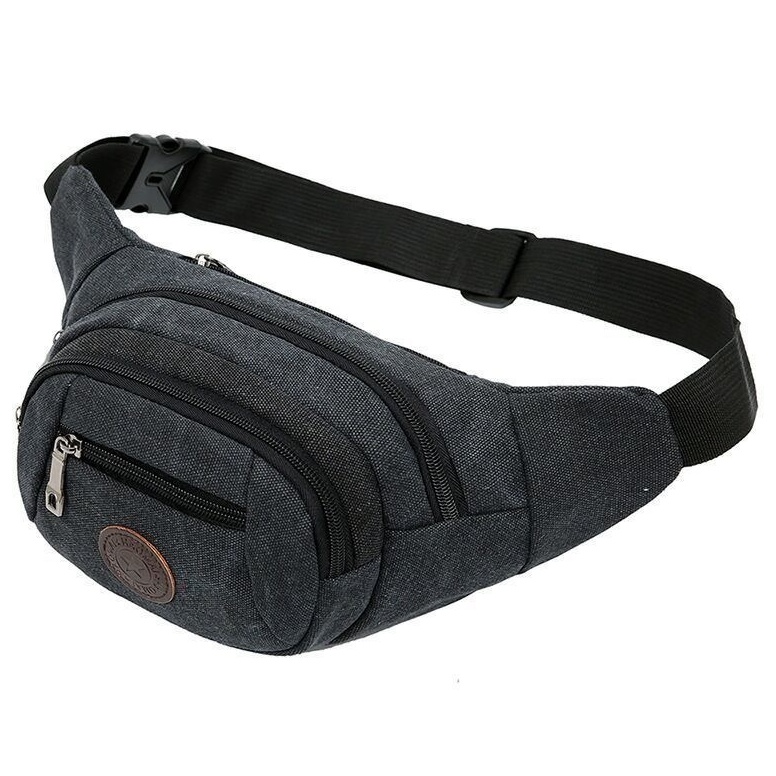 Túi đeo bụng đeo hông nhiều ngăn đựng khóa cài chắc chắn chống trầy xước vòng bụng 85-120cm