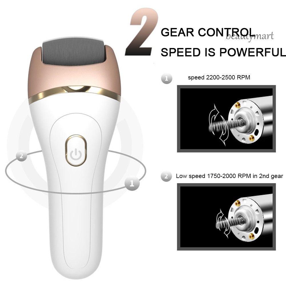 [Hàng mới về] Máy mài gót chân tẩy da chết có thể sạc lại | BigBuy360 - bigbuy360.vn