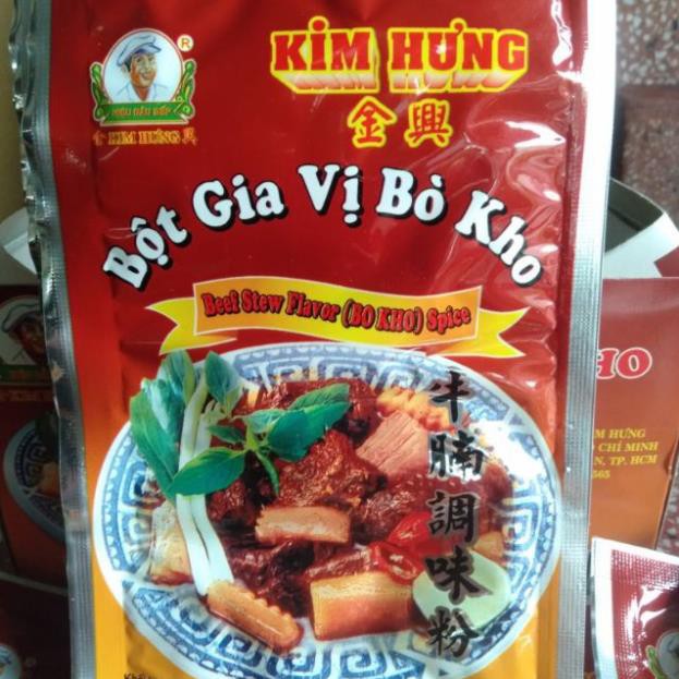 [Hàng xuất khẩu] GIA VỊ NẤU BÒ KHO KIM HƯNG GÓI 25G TIỆN LỢI