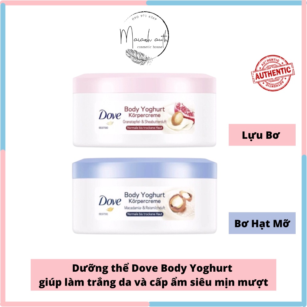 Kem dưỡng thể sữa chua Dove Body Yohgurt 250ml