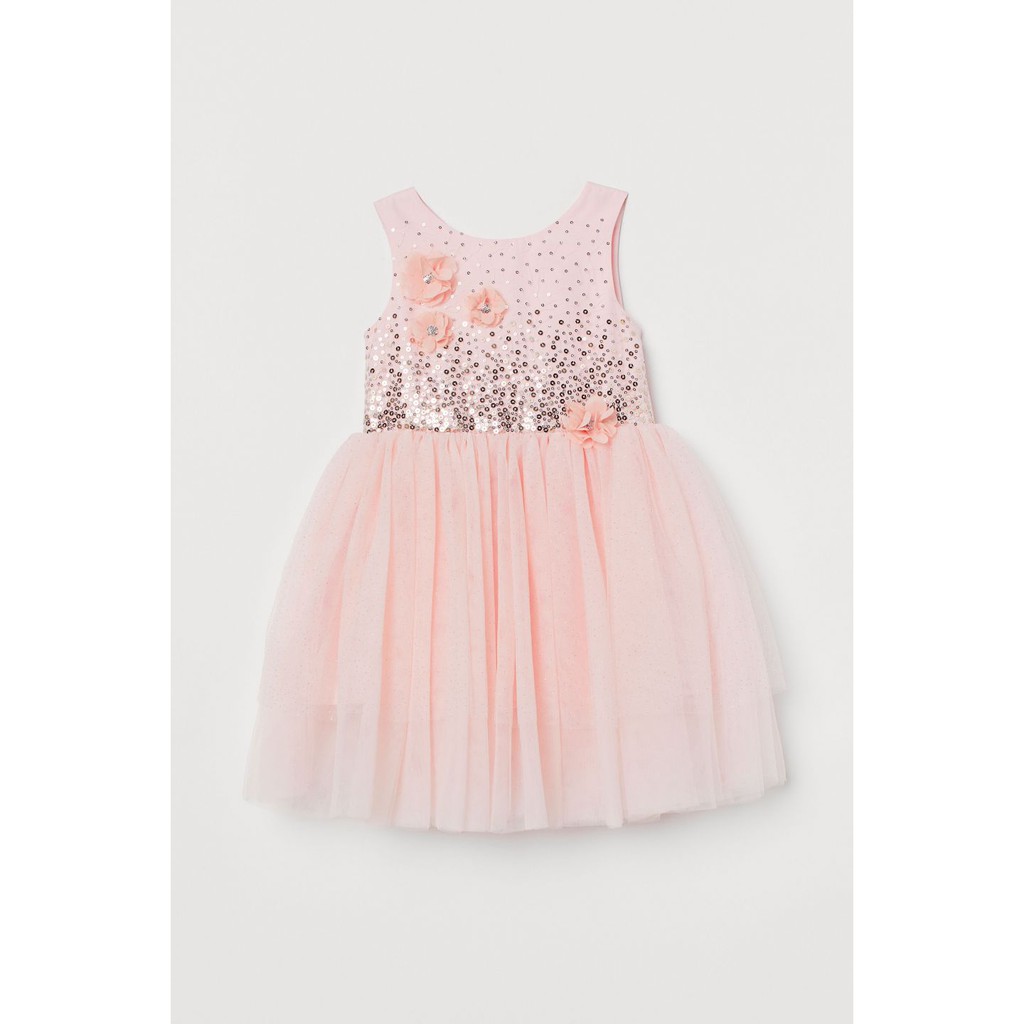 Váy công chúa voan hồng HM