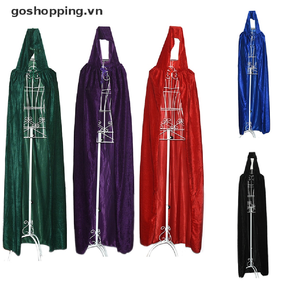 Áo choàng hóa trang phù thủy có mũ trùm đầu hóa trang Halloween cho bé
 | BigBuy360 - bigbuy360.vn