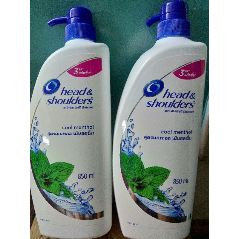 Dầu gội Head &amp; shoulders 850ml⚡hàng nhập Thái Lan⚡Mùi bạc hà mát lạnh