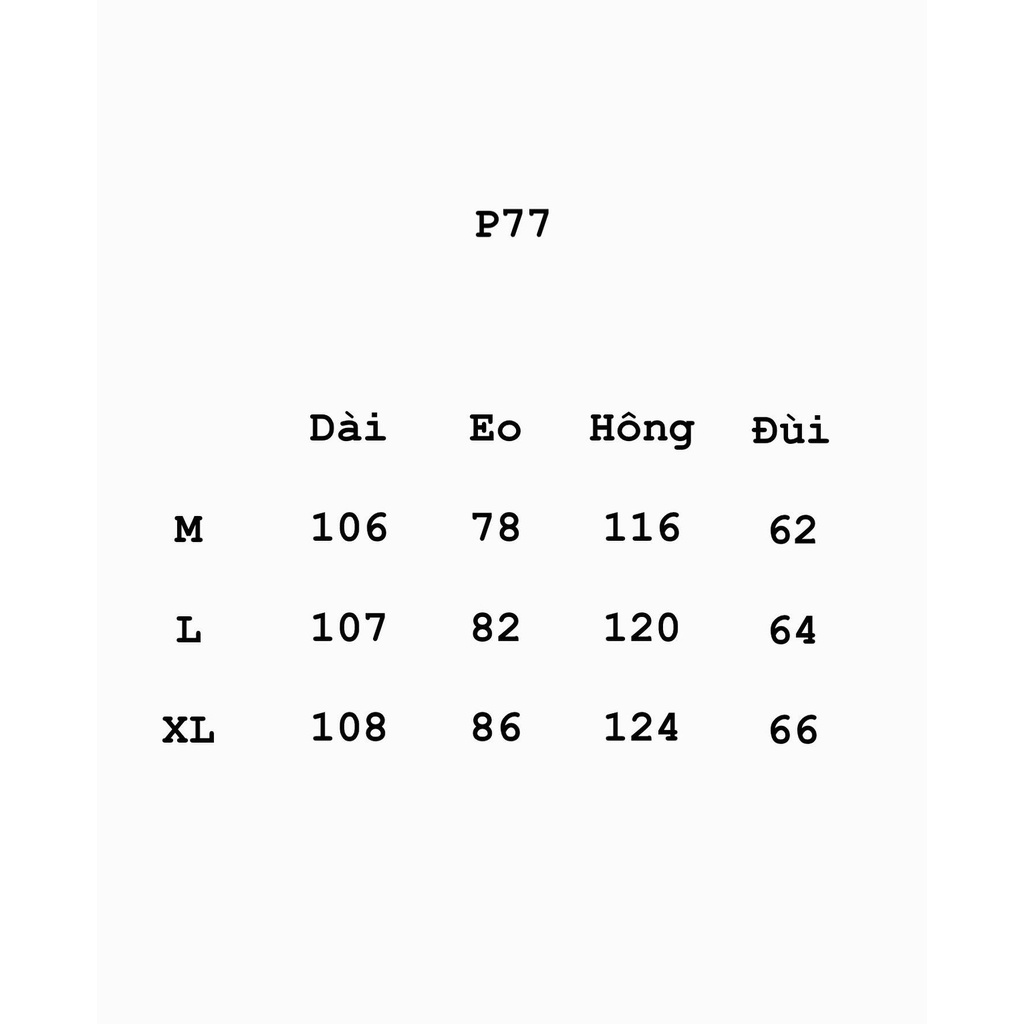 Quần ống rộng P77