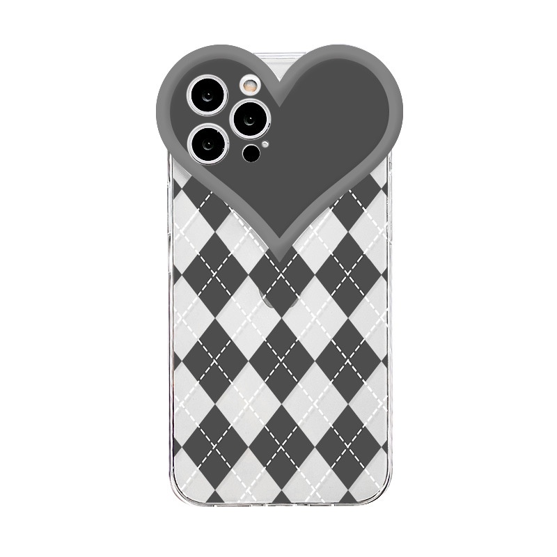 Ốp lưng iphone Ốp Điện Thoại Dinuo Tpu Silicon In Hình Trái Tim AXJT Cho Iphone 11 12 13 Pro Max 7 Plus X Xr Xs Max 7 8 Plus Se 2020 Dinuo case