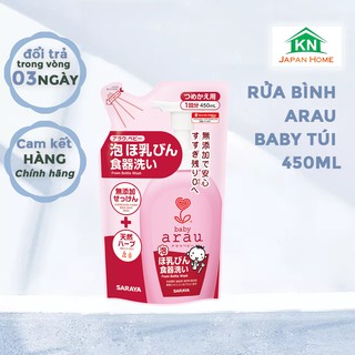 Nước rửa bình Arau Baby túi 450ml