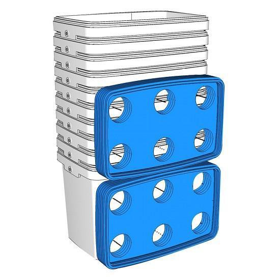 Bộ trồng thủy canh cho rau ăn lá Hợp Trí + phụ kiện đầy đủ