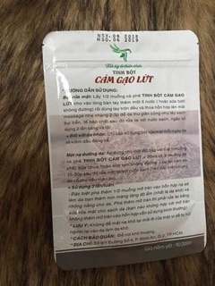 TINH BỘT CÁM GẠO LỨT