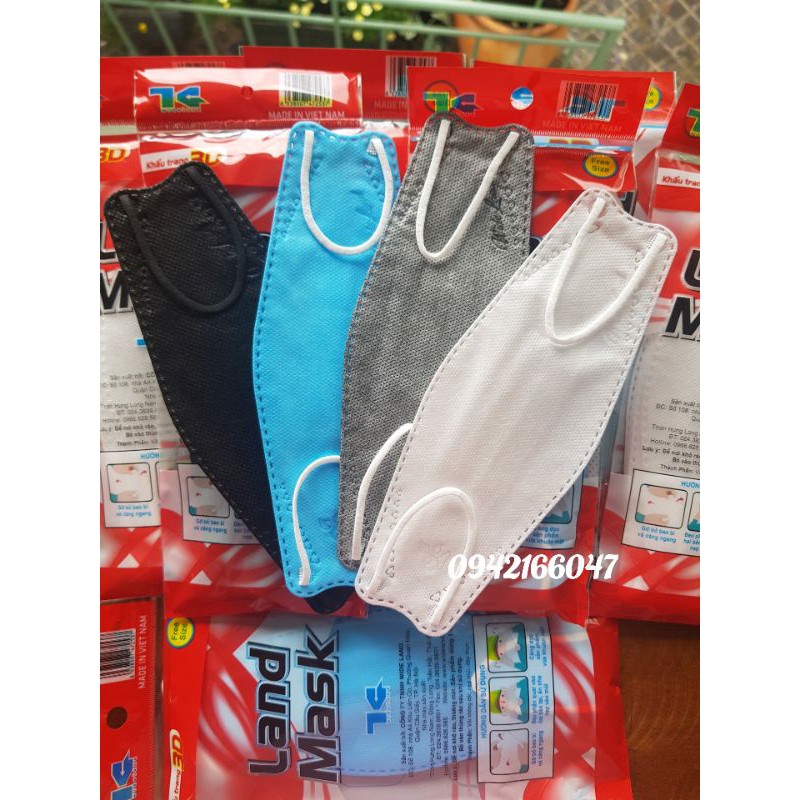 3D land mask 1 túi 6 cái | BigBuy360 - bigbuy360.vn