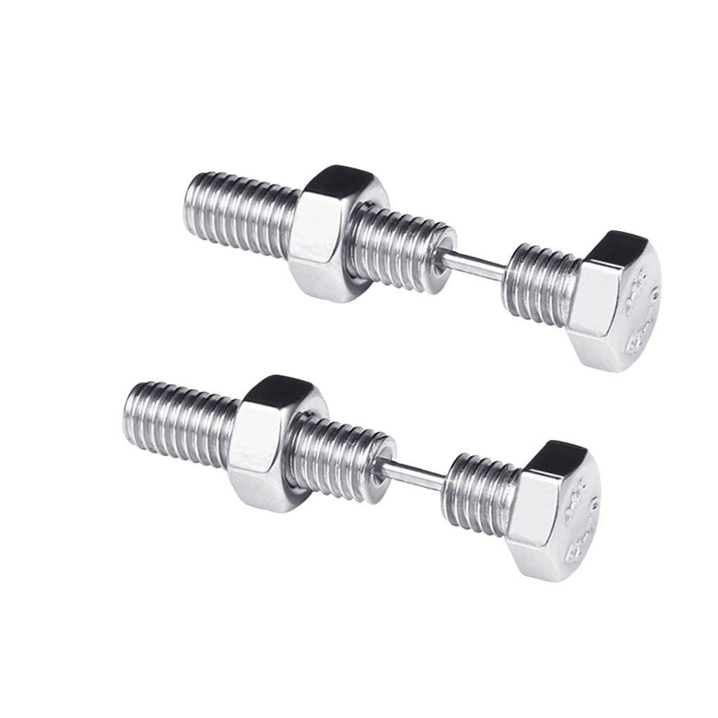 1 Khuyên Tai Bằng Thép Titan Phong Cách Halloween Cá Tính