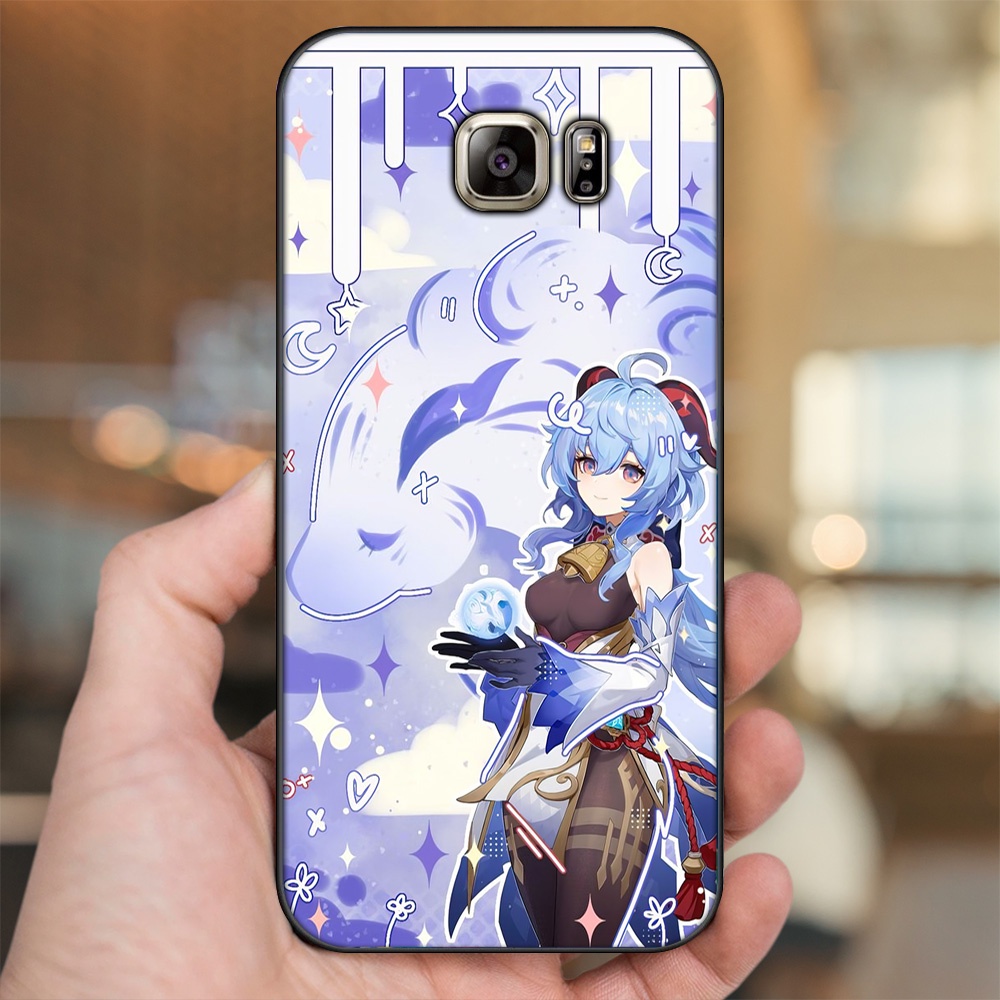 Ốp lưng Samsung Note 5 viền đen in hình Ganyu Genshin Impact
