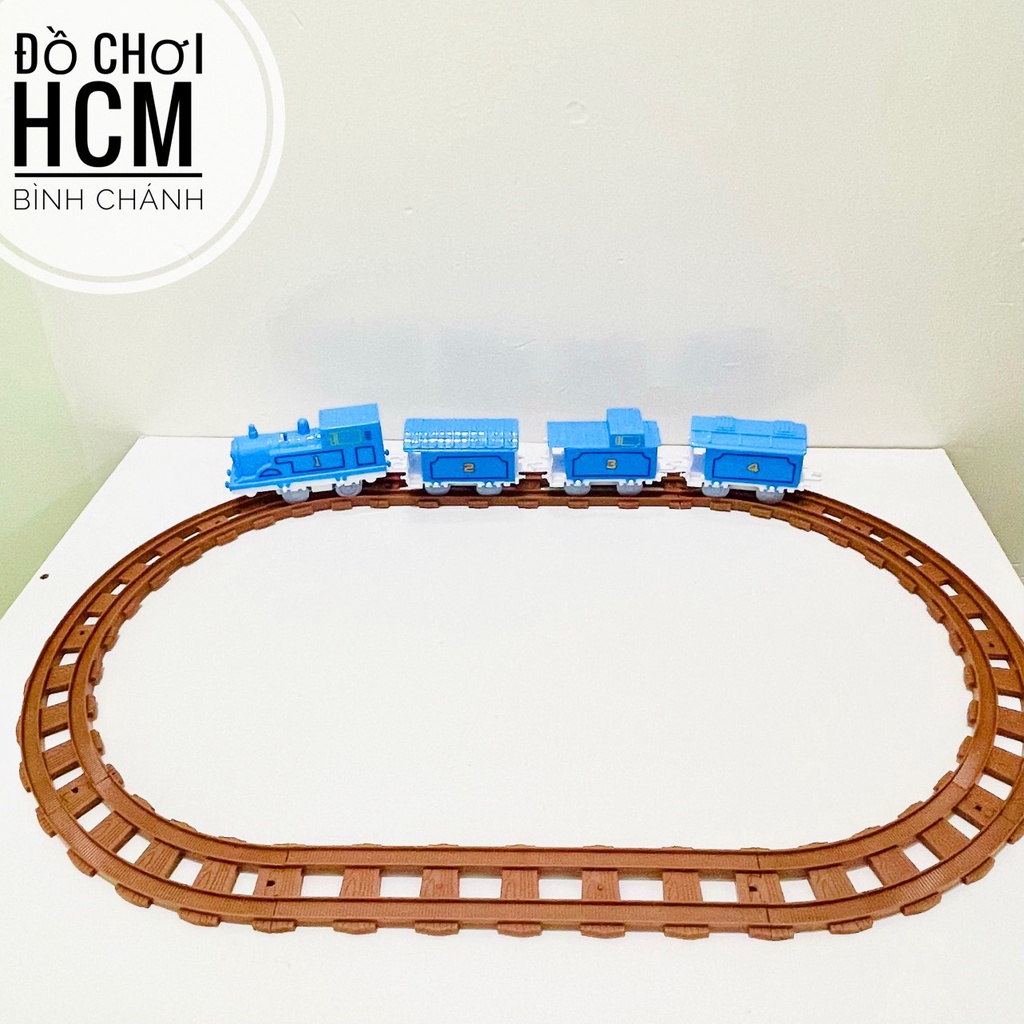Đồ chơi trẻ em vỉ ray tàu Thomas có đường ray dành cho bé thích khám phá mô hình xe, tàu hỏa, tàu lửa