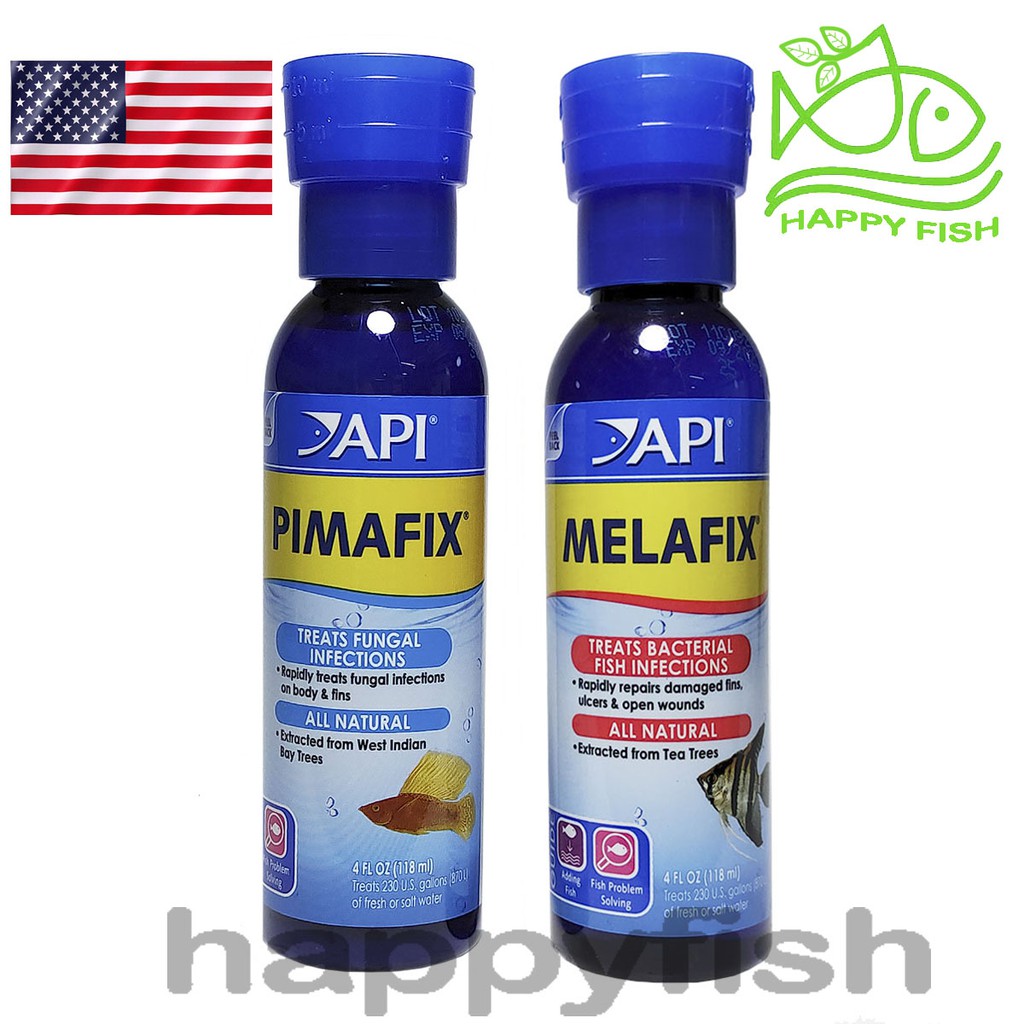 Melafix - Pimafix dung dịch kháng khuẩn, chữa bệnh cá cảnh [Chính hãng - USA]