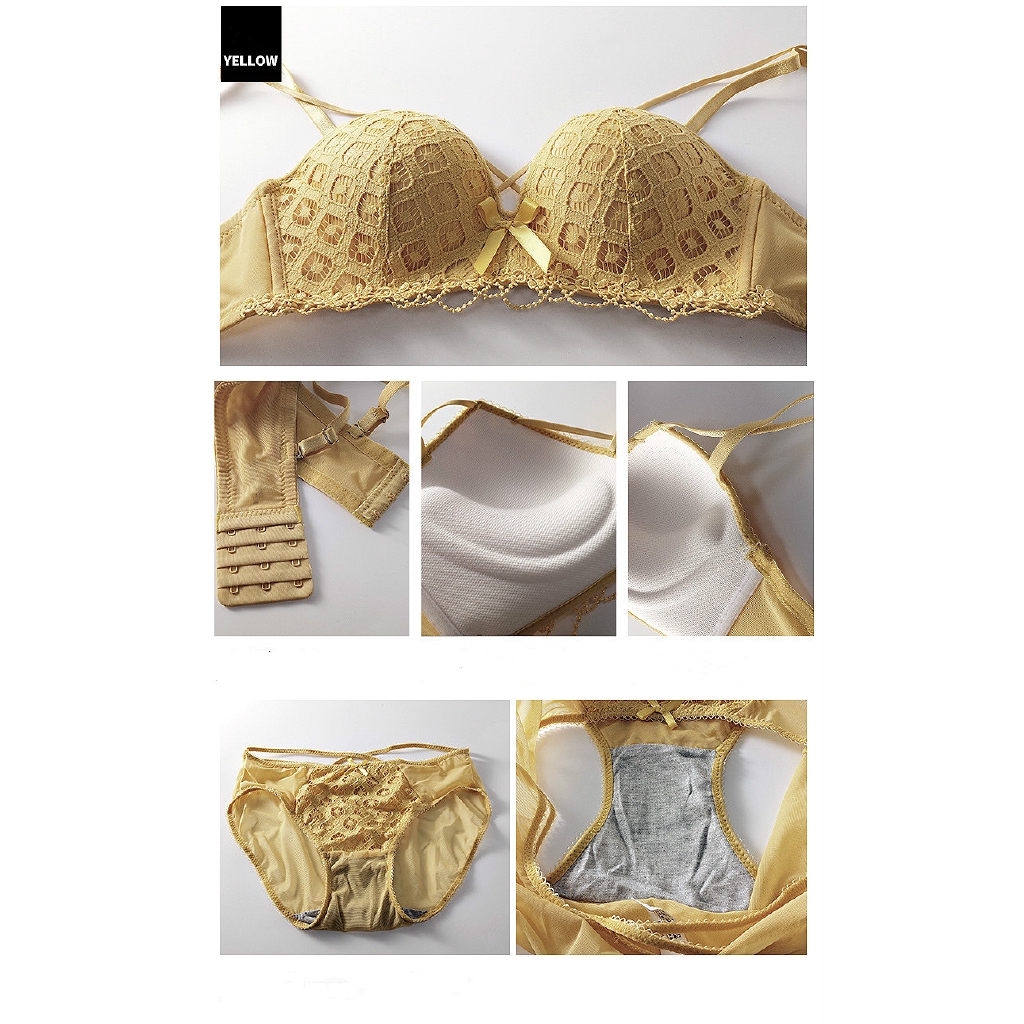 Set đồ lót phối ren phong cách quyến rũ dành cho nữ | BigBuy360 - bigbuy360.vn