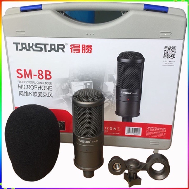 Bộ combo thu âm livestream Mic Takstar SM8B và suondcar K10 bản kỉ niệm âm thanh cực hay