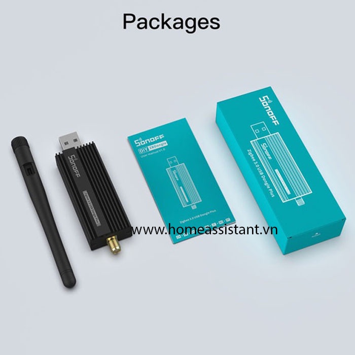 USB ZigBee 3.0 CC2652P Sonoff Dongle Plus Đã Flash Zigbee2MQTT  ZHA HASS
