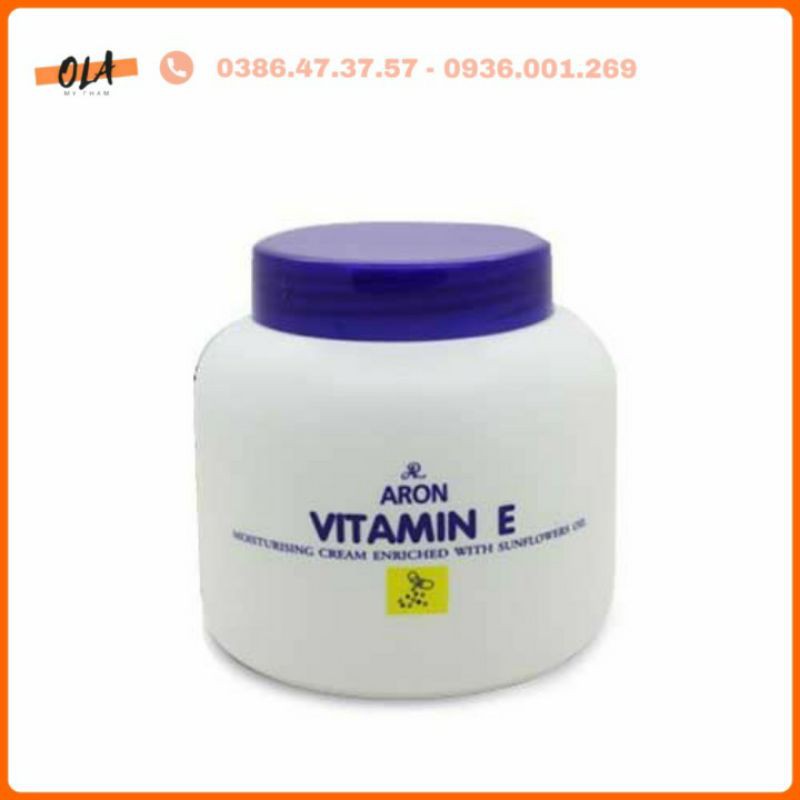 [ FREESHIP] Kem dưỡng ẩm vitamin e thái lan 200g – chăm sóc cơ thể - sữa dưỡng ẩm