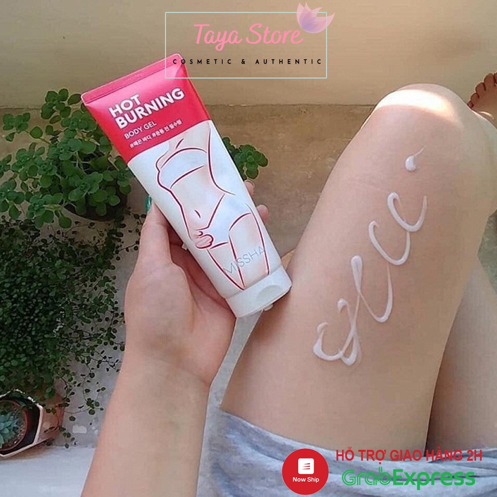 Kem tan mỡ Missha Hot Burning Body Gel 200ml Hàn Quốc gel tan mỡ thon gọn vóc dáng