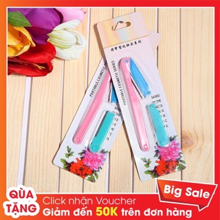 Dao cạo ,tỉa lông mày đa năng 2 lưỡi