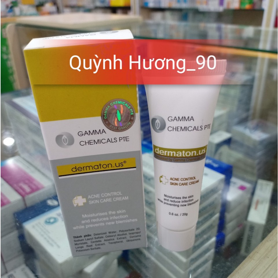 Kem bôi DERMATON US - Da sáng láng mụn,mịn màng 20g