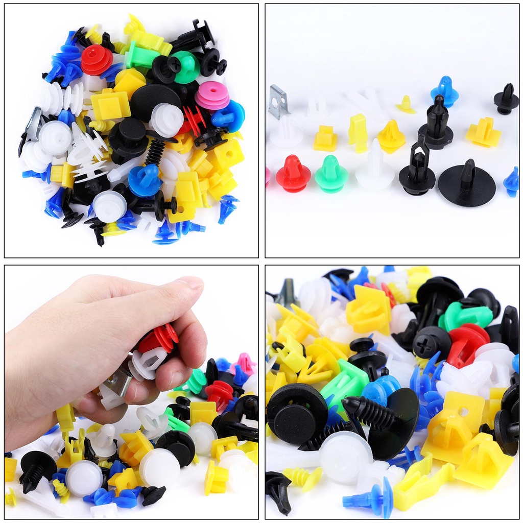 Set Đinh Tán Kẹp Cố Định Cửa Xe Hơi Chất Lượng Cao