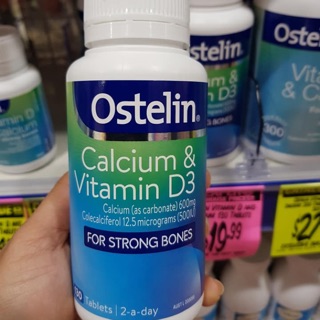 Ostelin calcium & vitamin D3!