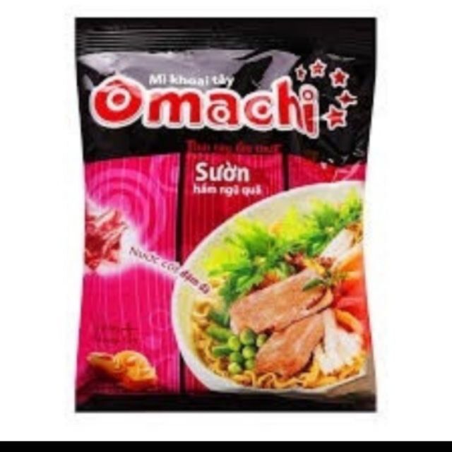 Mì Omachi Sườn/ Bò/Tôm chua cay, Tôm Càng Riêu Cua Gói 80g | BigBuy360 - bigbuy360.vn